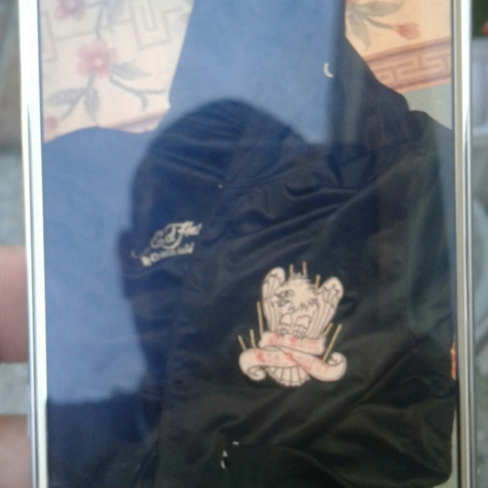 Mens ed hardy  zip up hoodie - Picture 2 of 2